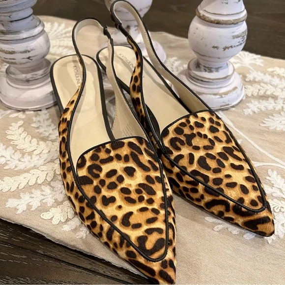 Kathrine Kelly Women's Leather Shoes - Animal Print