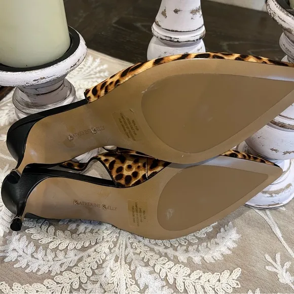 Kathrine Kelly Women's Leather Shoes - Animal Print
