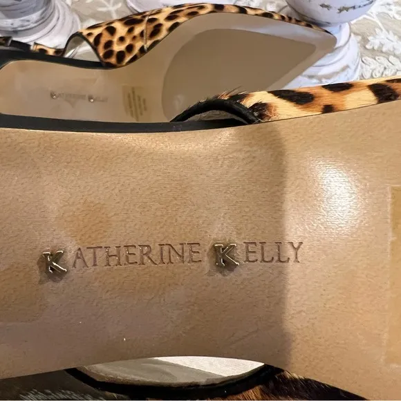 Kathrine Kelly Women's Leather Shoes - Animal Print