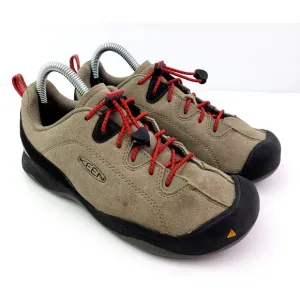 Keen Jasper Boys Size 4Y Brown Leather Outdoors Hiking Sneaker Shoes 1015205