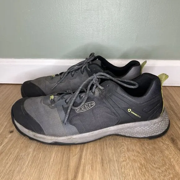 Keen Mens Size 14 Explore Vent Konnectfit Hiking Trail Shoes Gray 1022293 Shoes