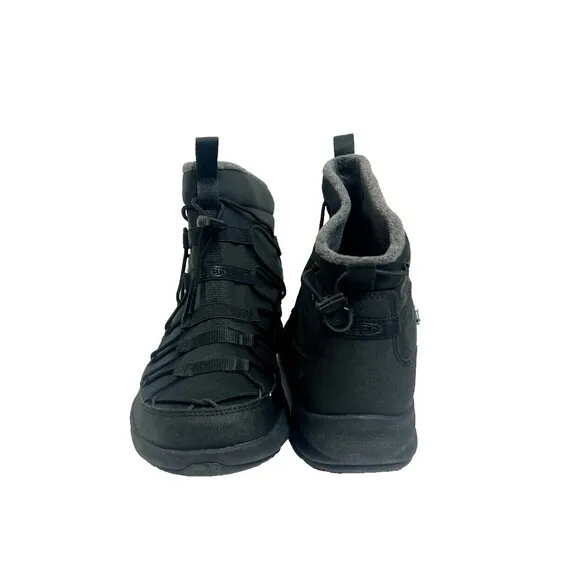 KEEN UNEEK Snk Chukka Boots Mens Size 10.5 Waterproof Pull-on Triple Black