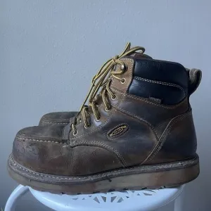 KEEN Utility Cincinnati Waterproof Carbon-Toe Work Boots Brown Mens 11D