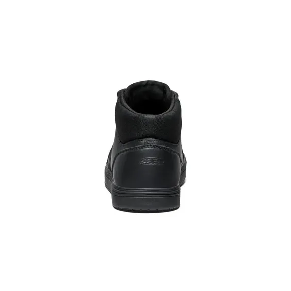 Keen Utility Men's Kenton Mid PTC Soft Toe Black Leather Work Boots Size 10.5