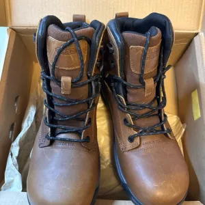 Keen Women’s Brown Lace Up Boots with Durable Leather size 11 M
