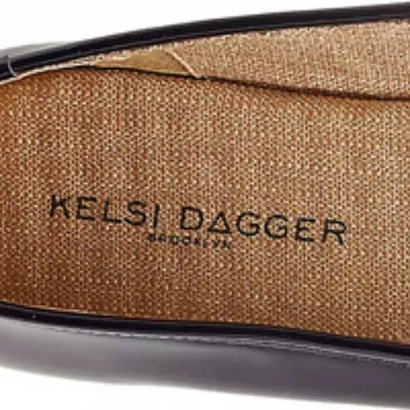 Kelsi Dagger Brooklyn Frankie Ballet Flats in Navy Size 7.5