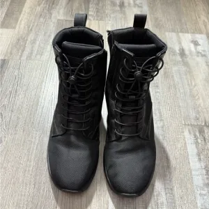 Kenneth Cole Black Ankle-High Boots outdoor workout wear