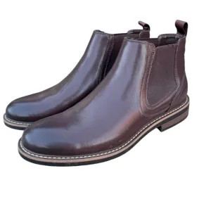 Kenneth Cole Men’s Brown Chelsea Boots Size 8