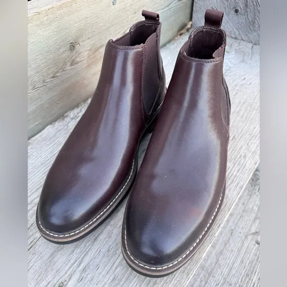Kenneth Cole Men’s Brown Chelsea Boots Size 8