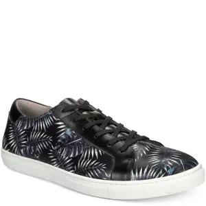 Kenneth Cole New York Mens Kam Palm Leaf Sneakers Black
