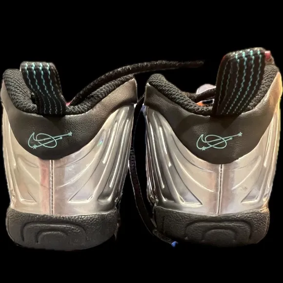 Kids Black and Silver Shoes