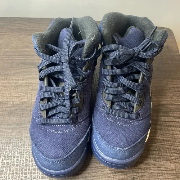 Kids Navy Blue Sneakers