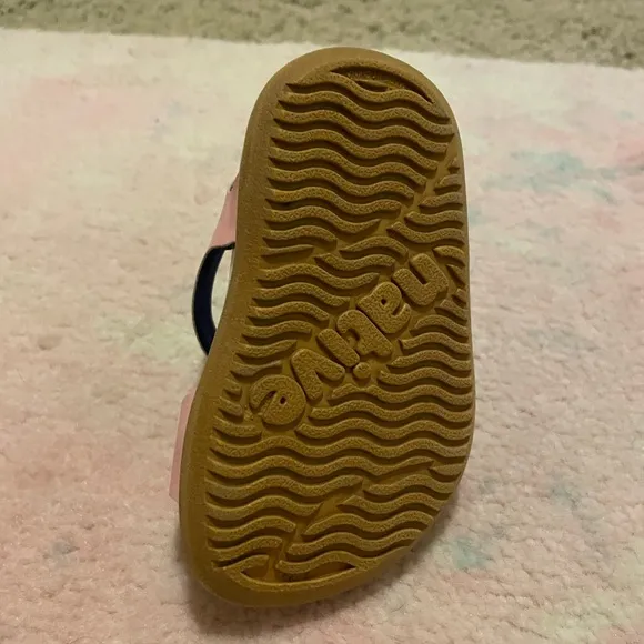 Kids Pink and Navy Sandals