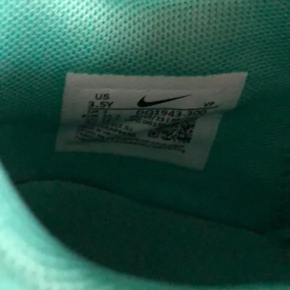Kids Teal and Purple Athletic Shoes