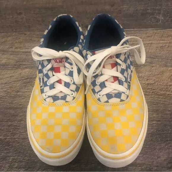 Kids' Vans Doheny Checkered Skate Shoes Size Youth 6 EUC