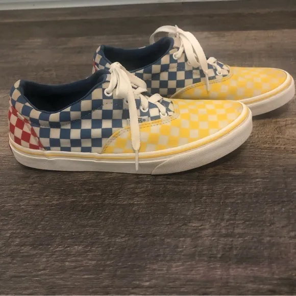 Kids' Vans Doheny Checkered Skate Shoes Size Youth 6 EUC