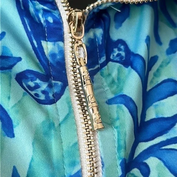 KNOT Responsible by Caroline Hill Sophi Half Zip Dress Coco Bay Turtles sz med