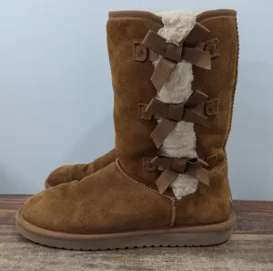 KOOLABURRA BY UGG Victoria Tall Women's 1015875 Size 8 Chestnut EU 39 UK 6