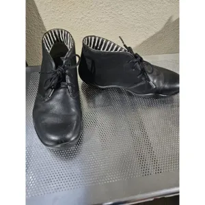 Kuru Black Leather Chukka Boots Men's Shoe Size 7.5 Lace Up