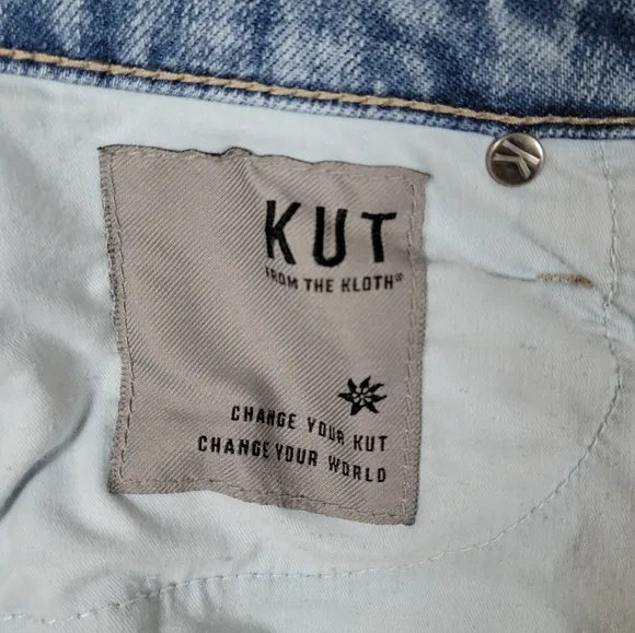 Kut From The Kloth Kelsey Fab Ab Ankle Flare Jeans Size 2