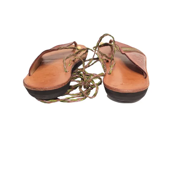 Lace Up Gladiator Sandals Size 43 EU/ 10.5-11 US
