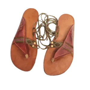 Lace Up Gladiator Sandals Size 43 EU/ 10.5-11 US