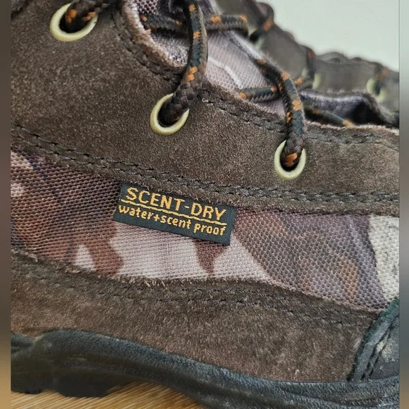 LACROSSE Camo Youth, Mens Waterproof Lace Up, Side Zip Hunting Scent Snake Boots