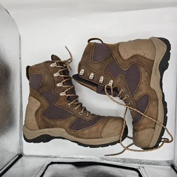 LACROSSE Size 10.5 ATLAS 8&quot; BROWN HUNT OUTDOOR BOOTS 572110 Waterproof Leather‎