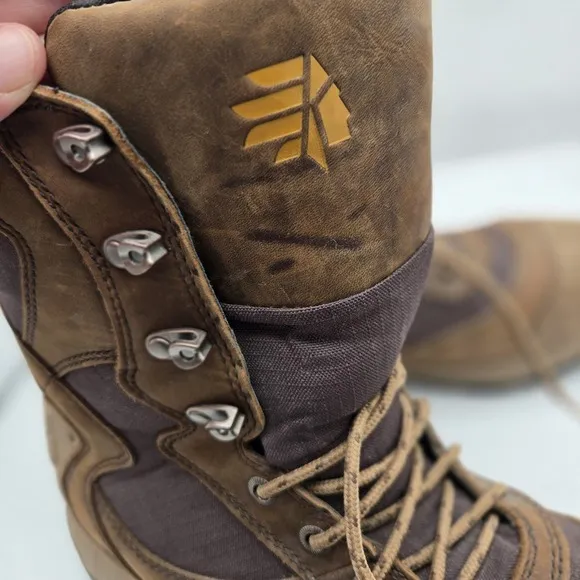 LACROSSE Size 10.5 ATLAS 8&quot; BROWN HUNT OUTDOOR BOOTS 572110 Waterproof Leather‎