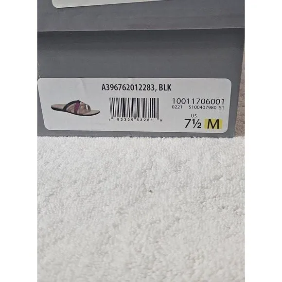 ladies colorful slide sandals Nwb