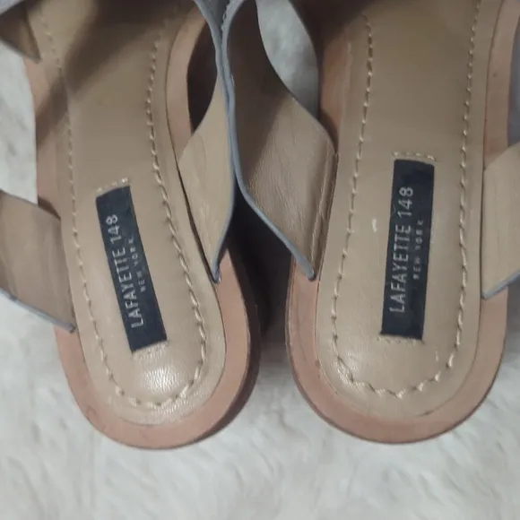 LAFAYETTE 148 New York Cassidee Snake Leather Sandals