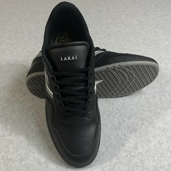 Lakai Terrace Skate Sneakers Griffin Gass Mens 11 Black Leather Inspired Shoes
