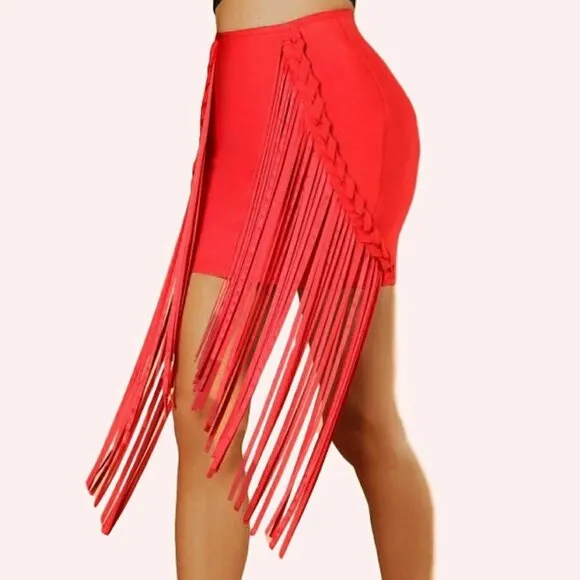 ❤LAST 1❤ CRIMSON RED BODY-CON SKIRT