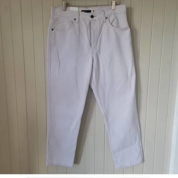 LEVI'S MADE &amp; CRAFTED Column Japanese denim jeans creme high waist Straight 34”