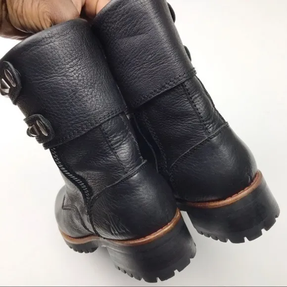 Like new KLR | Studded Leather Black Boots