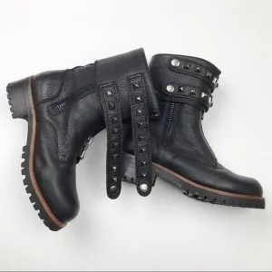 Like new KLR | Studded Leather Black Boots