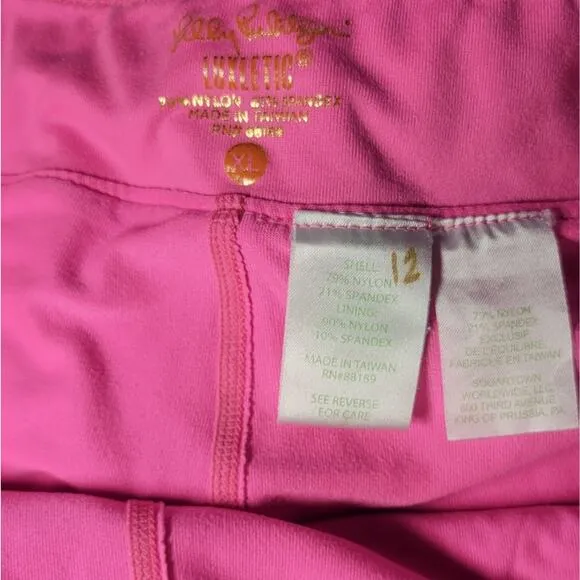 Lilly Pulitzer Luxletic Sierra Skort Multi Dive In HTF Size XL