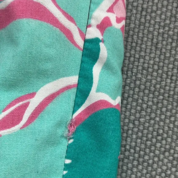 Lilly Pulitzer size 4 vintage white label eyelets Ingrid pleated A line skirt
