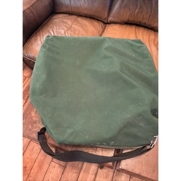 L.L. Bean Fly Fishing Wading Boots Men's Size 12 Vintage Brown &amp; Green And Bag