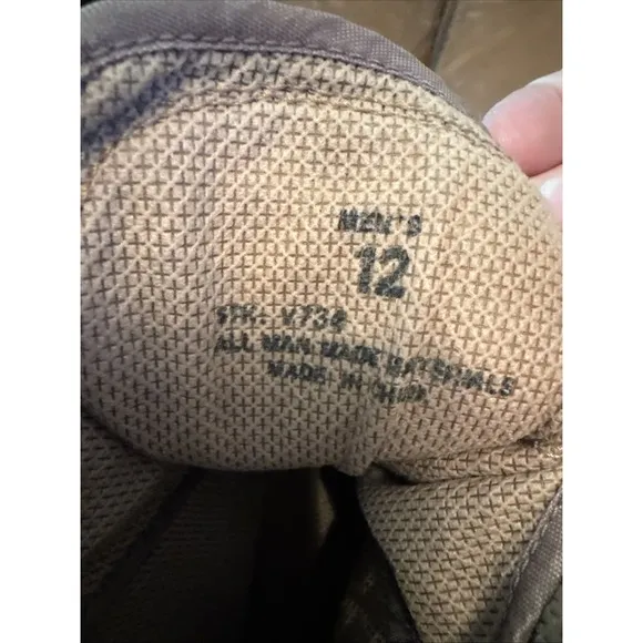L.L. Bean Fly Fishing Wading Boots Men's Size 12 Vintage Brown &amp; Green And Bag