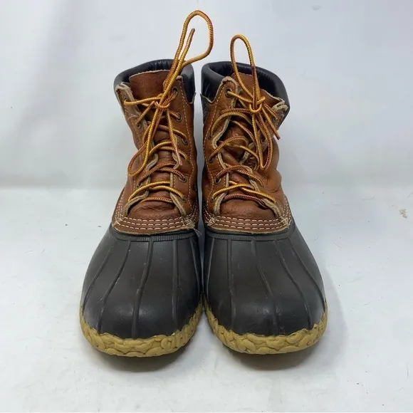 L.L. Bean Men’s 10 Brown Tumbled Leather Outdoor Boots