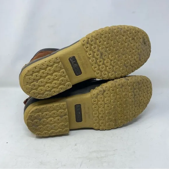 L.L. Bean Men’s 10 Brown Tumbled Leather Outdoor Boots