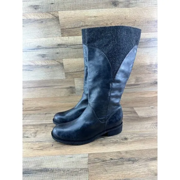 L.L. Bean Women’s Deerfield Leather/Wool Boots size 11
