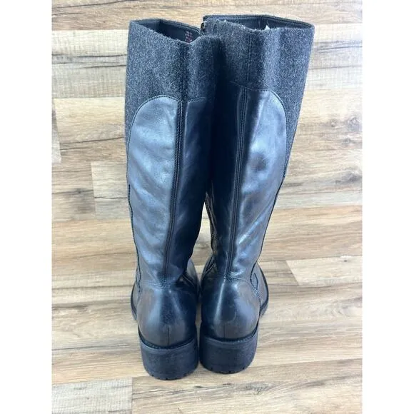 L.L. Bean Women’s Deerfield Leather/Wool Boots size 11