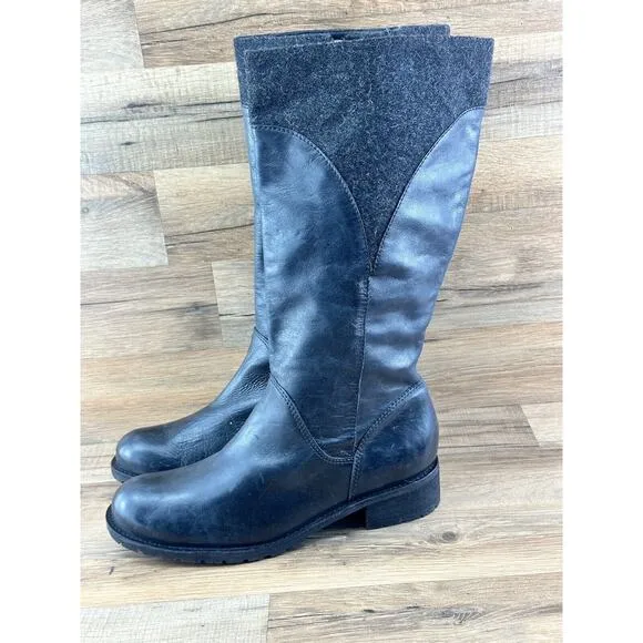 L.L. Bean Women’s Deerfield Leather/Wool Boots size 11