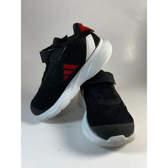 Lot Of 3 Pair Kids Adidas Shoes Duramo Racer Black Blue Kids Size 8