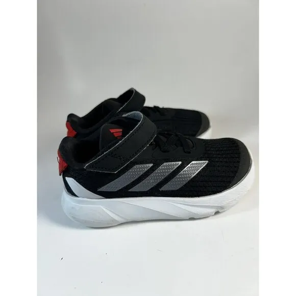 Lot Of 3 Pair Kids Adidas Shoes Duramo Racer Black Blue Kids Size 8