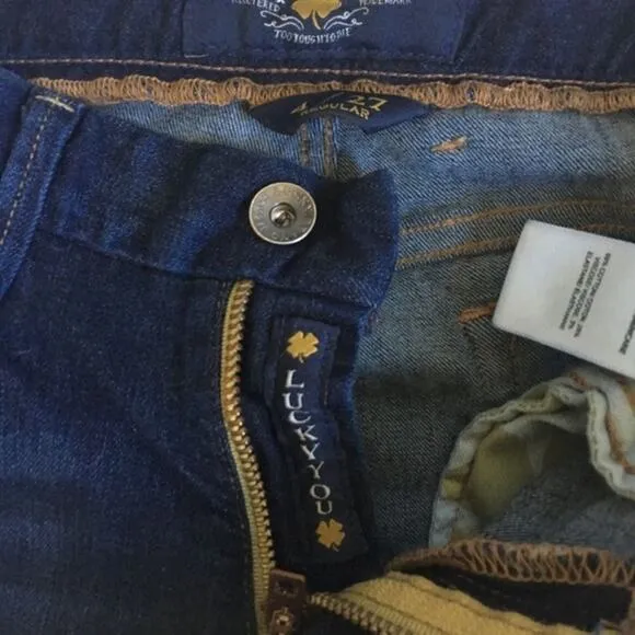 Lucky Brand Dark Blue 'The Sweet Jean' Boot Jeans | Sz 27