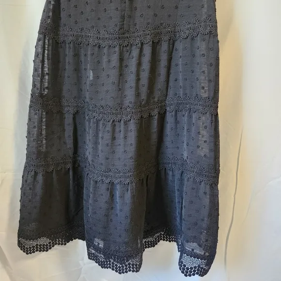 Lulu's Black Midi Dress