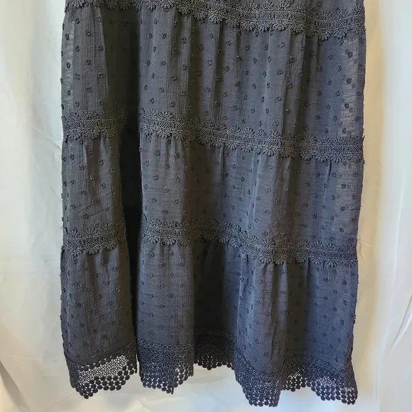 Lulu's Black Midi Dress